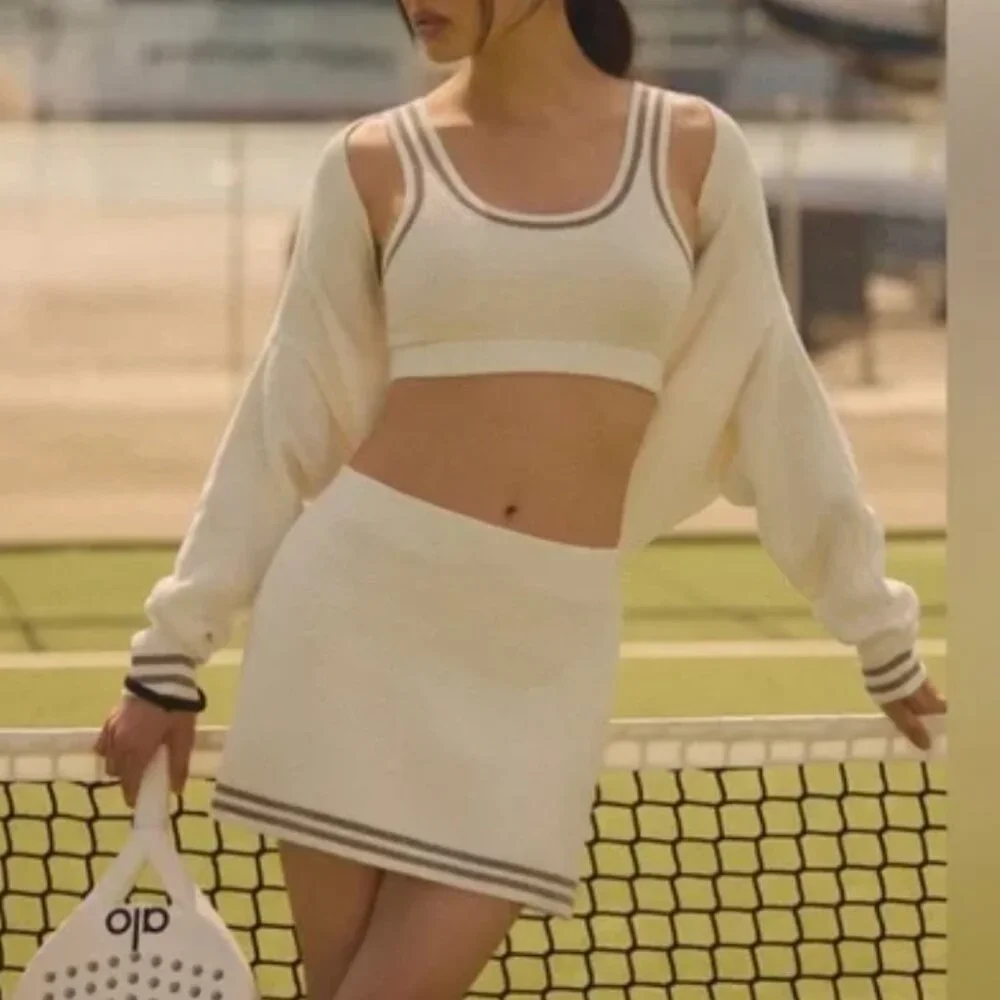 NWT Alo Tennis Club Sweater Skirt - XS